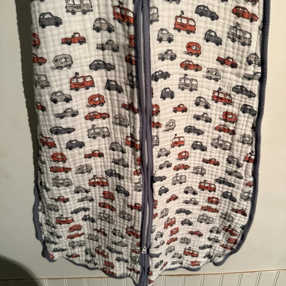 Tado Muslin Sleeping Sack Wearable Blanket Lightweight XL 2-4yrs Cars